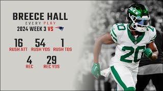 Breece Hall Week 3 Replay: Every Run, Target, and Catch vs New England Patriots