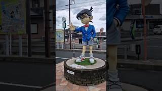 Visit the Detective Conan Town in Japan  #shorts #japan #anime #detectiveconan