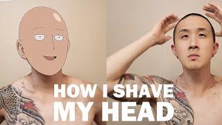 I SHAVED MY HEAD like ONE PUNCH MAN? | BUZZ CUT at HOME