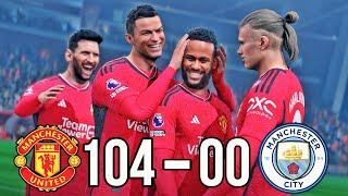 FIFA 24 - RONALDO, MESSI, MBAPPE, NEYMAR, ALL STARS | MAN UNITED 100-0 MAN CITY | PS5 GAMEPLAY 4K