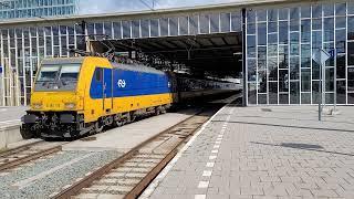 NS TRAXX 186 115 Departing Eindhoven Central Station