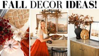 FALL DECORATE WITH ME || AFFORDABLE FALL DECOR IDEAS || HOW TO DECORATE FOR AUTUMN