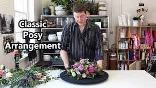 How To Make A Posy Flower Arrangement In Floral Foam