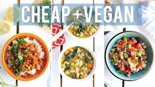 3 VEGAN LUNCH IDEAS UNDER $1.50 | Collab w/Mind Over Munch