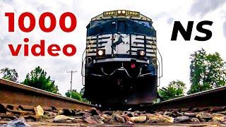 Long NS Train Runs Over Camera: AmtrakTBL's 1000th Video!