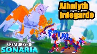 life like Irdegarde and  Athulyth / Creatures Of Sonaria roblox