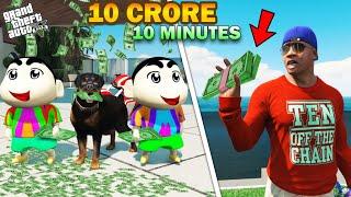 GTA 5 : Shinchan & Pinchan Spend ₹ 10 Crore in *10 Minutes* With Franklin! (GTA 5 mods)