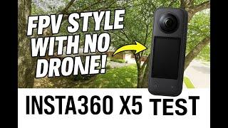 “Flying Through Trees with Insta360 X5 – Epic FPV-Style Test Footage!”