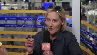 Julie Thompson, EVP & Chief Marketing Officer of OAAA in the SPORT BEACH Content Studio