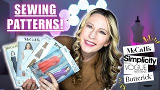 HUGE Big 4 Sewing Pattern Haul | Simplicity, McCall's, Butterick & Vogue
