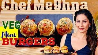 Mini Burger | Veg Burger | Healthy Meal | Kids Food | Sliders | Chef Meghna | Meghna's Food Magic