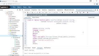 How Create Function in Database PostgreSQL