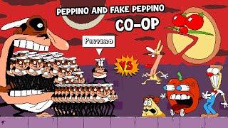 Peppino and Fake Peppino Co-Op in Pizza Tower