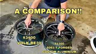 I Ordered a Set of Custom Cut Forged Wheels. How Do They Compare To My Rays Volk RE30