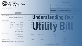 Arvada Utility Bill Explainer