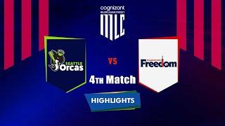 Highlights: 4th Match, Seattle Orcas vs Washington Freedom | 4th Match - SEAO vs WF