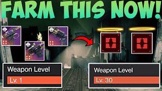 This Is The Fastest Way to Level Up Crafted Weapons [Destiny 2]