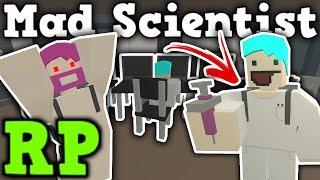 MAD Scientist RP - Experimenting on people ! - Unturned 3.0