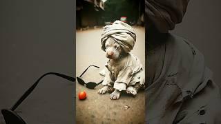 1. This old puppy remembers the days he once ran free #shorts #ai #shortsfeed #1m