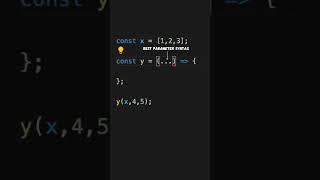 the difference between the spread syntax and rest parameter syntax in JavaScript ES6