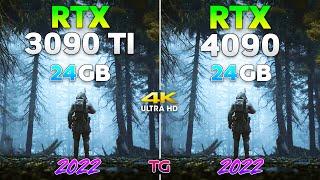 RTX 4090 vs RTX 3090 Ti - Test in New Games 2024