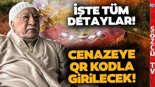 FETÖ'cüler Sıraya Dizildi! Elebaşı Fethullah Gülen'in Cenazesine QR Kodla Girilecek!