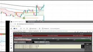 Торговля опционами в Interactive Brokers - закрытие опциона по цене актива через Order Ticket