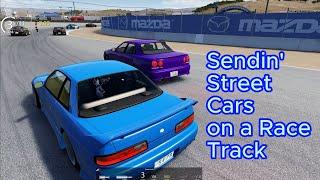 Modded Nissan Silvia S13 WDT Street on Laguna Seca! #race #subscribe #cars #racing #assettocorsa