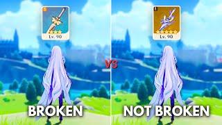 Best F2P Weapon for Skirk?? 3 STAR vs 5 STAR !! [ GENSHIN IMPACT ]