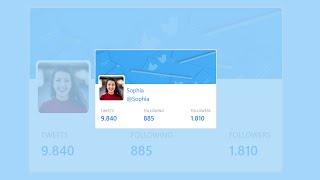 Twitter Profile Card | HTML & CSS | Profile Card Design | Profile Card Tutorial | Code4Education