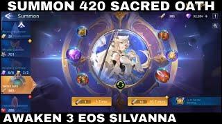 Summon 420 Sacred Oath - Eos Silvanna  ► Mobile Legends: Adventure