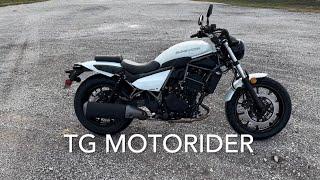TG MotoRider Kawasaki 450 Eliminator Review and Ride. Better than a Rebel 500?