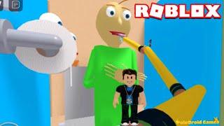 ESCAPE BALDI BASICS OBBY IN ROBLOX!