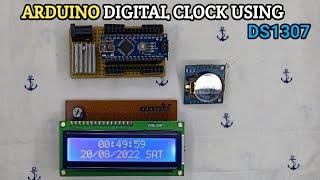 ARDUINO DIGITAL CLOCK USING DS1307 | TAMIL | ICC TECH | #icctech