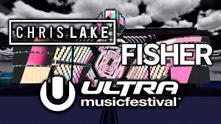 Chris Lake B2B FISHER - Ultra Music Festival 2023 Minecraft Edition (FAN MADE)