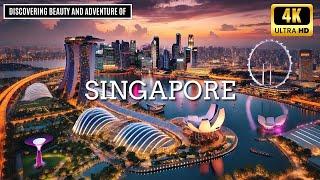 Singapore  4k ULTRA HDR(60fps) | A City of Lights, Culture, and Innovation| 4K Drone|#worldopedia7