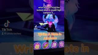 what's behind the locked door in royale high?