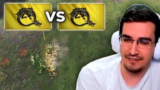 Beasty vs Corvinus Order of the Dragon 1v1 in AOE4...