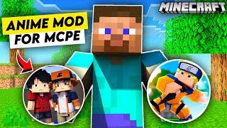  TOP 3 ANIME MODS FOR MINECRAFT PE 1.20 + | ANIME MODS FOR MINECRAFT POCKET EDITION