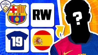 GUESS THE PLAYER BY COUNTRY + CLUB + JERSEY NUMBER + POSITION | FOOTBALL QUIZ 2024