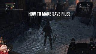 How To Make Save Files On PS4 With USB Stick [Bloodborne]