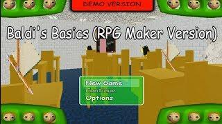 Baldi's Basics in Education and Learning (RPG Maker Edition) Demo Good Ending