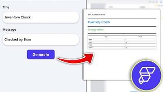 How to Generate a PDF in FlutterFlow