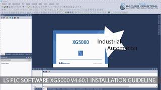 LS PLC Software LS XG5000 PLC Programming Software installation guideline |#plcSoftware #plc #lsplc