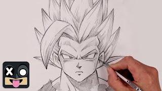 How To Draw Beast Gohan | Dragon Ball Sketch Tutorial