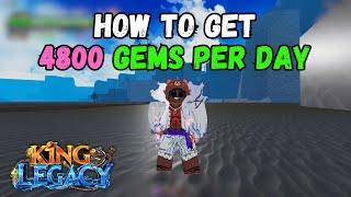 How I make 200 Gems per Hour in King Legacy (EASY METHOD)