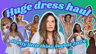 Huge dress haul 🫶 Pretty Little thing try on August 2024 new in | Annabelle Marie