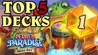 Top 5 BEST DECKS in Hearthstone from the Traveling Travel Agency Miniset