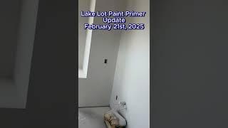 Lake Lot Build Paint Primer Update, February 21st, 2025