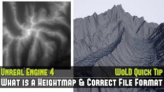 UE4 Quick Tip #16: What is a Landscape Heightmap and Correct Heightmap File Format to Use